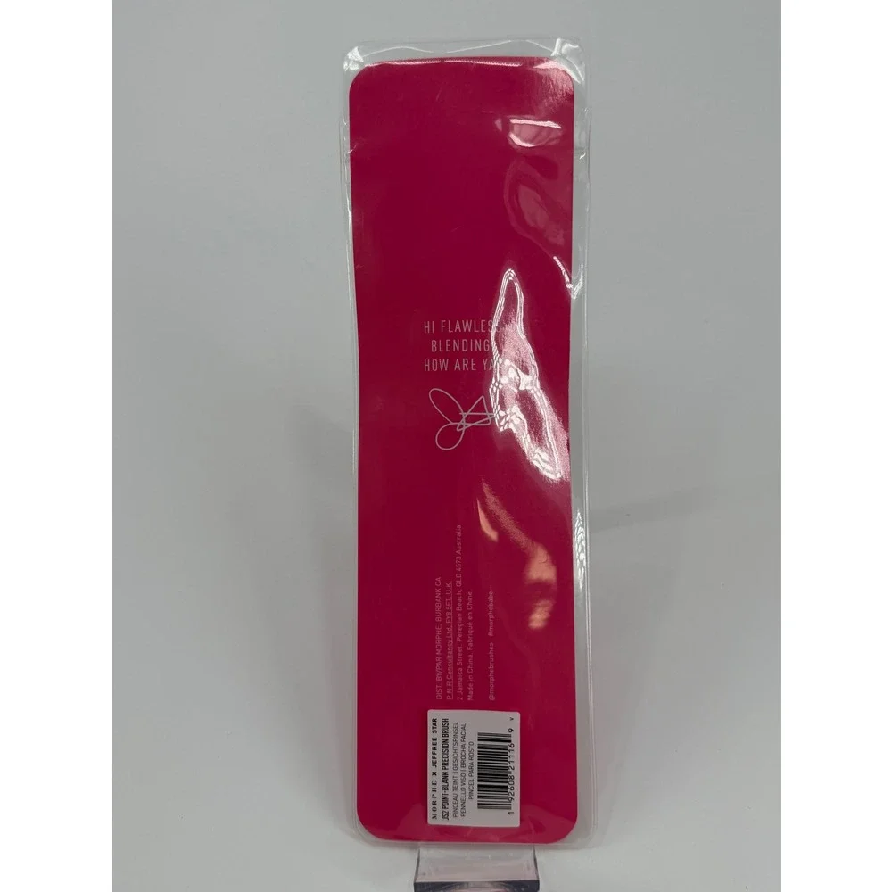 Morphe X Jeffree Star JS2 Point-Blank Precision Brush Pink Makeup Tool New